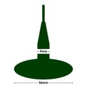 Kołek do naprawy opon MARUNI 9mm z łatką 56mm 4szt