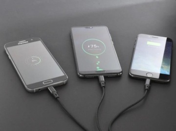 Автомобильный держатель для телефона Смартфон + кабель