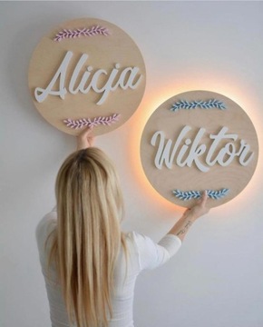 Рамка I LOVE - 14 цветов - 47x17 - деревянная - подарочная - детская комната