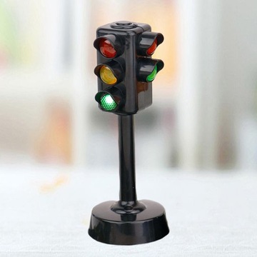 3 sztuk Sygnały drogowe Lampa Zabawka Sygnalizacja