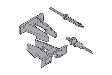 BLUM T57.7400 zębatki do synchronizacji Tip-On