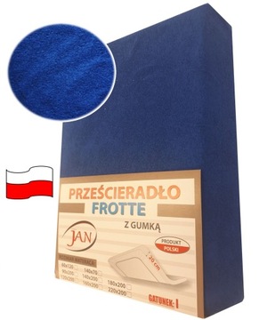 Prześcieradło FROTTE z gumką 120x200 GRUB