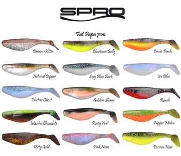 Spro Fat Papa 7cm Rusty Nail - 7 sztuk