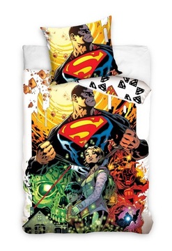 POŚCIEL dziecięca SUPERMAN 160x200 SUPERBOHATER