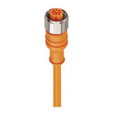 PRKT 4-07/10 m przewód czujnika M12 4-pin, prosty