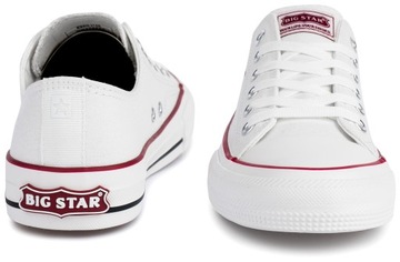 Damskie białe trampki tenisówki BIG STAR Authentic klasyczne sportowe r. 39