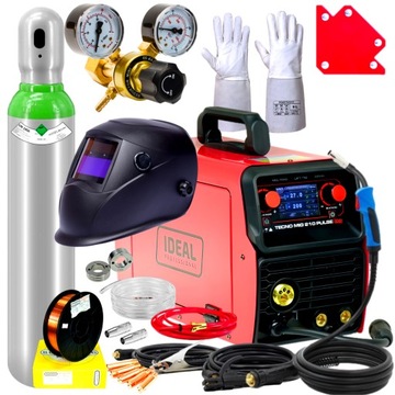 SPAWARKA MIGOMAT IDEAL TECNOMIG 210 PULSE LCD 200A