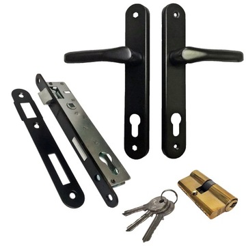 Замок для ворот, комплект вставок ручка-ручка
