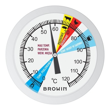 Термометр для ветчинницы 1,5 кг 3 кг, циферблат, 0-120°C