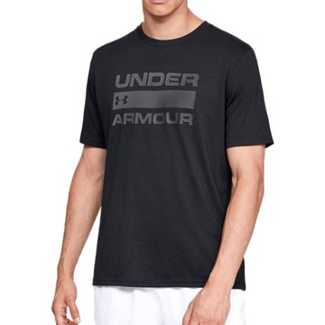 Under Armour T-Shirt Ua Team Issue Wordmark 1329582 Czarny Loose Fit