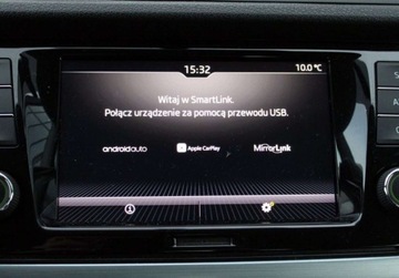 Skoda Fabia III Hatchback Facelifting 1.0 TSI 95KM 2020 Skoda Fabia 1.0 TSI 95KM M5 Ambition Czujniki parkowania SmartLink SalonPL, zdjęcie 18