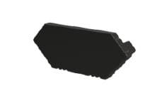 ZAŚLEPKA BEZ OTWORU PROFILU ALUMINIOWEGO LED GLC1