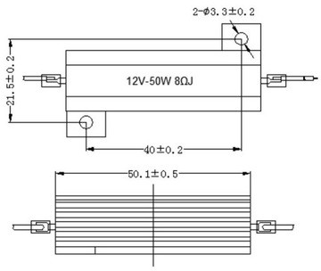 REZYSTOR LED FILTR CANBUS H7 H1 H3 H11 H4 50W