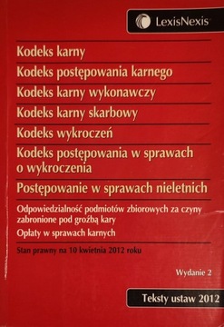 Kodeks karny Kodeks postępowania karnego Kodeks...