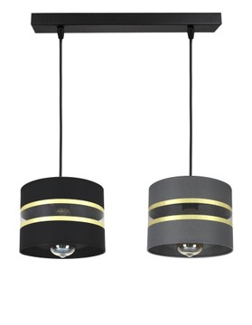 LAMPA WISZĄCA SUFITOWA ŻYRANDOL ABAŻUR CIEN LED