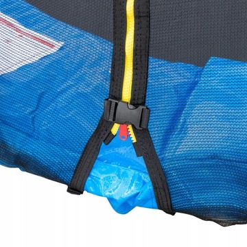 САДОВЫЙ батут 252 СМ С СЕТКОЙ + ЛЕСТНИЦА FITNET