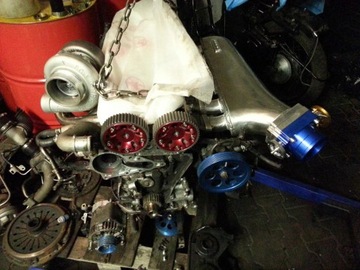 Выпускной коллектор 1jz gte T4 Twin Scroll Supra T3