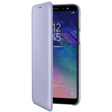 Oryginalne etui Galaxy A6+ WALLET COVER Fiolet