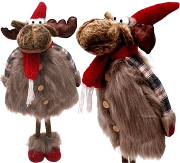 РОЖДЕСТВЕНСКИЙ ОРНАМЕНТ НА ​​СТОЙКЕ РОЖДЕСТВЕНСКИЙ ОЛЕНЬ ДЕКОРАТИВНЫЙ 67СМ