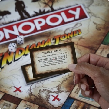 Игра MONOPOLY Indiana Jones F4112 доступна на польском языке.