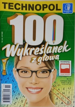 WYKREŚLANKI 100 WYKREŚLANEK z głową 11/2023