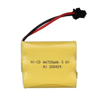 700mah 2.4V/3.6V/4.8V/6V/7.2V ni-cd AA 700mah ładowalny akumulator na