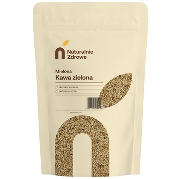 KAWA ZIELONA MIELONA 250g NATURALNIE ZDROWE