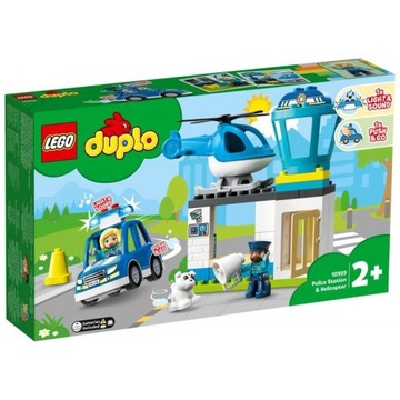 LEGO DUPLO POSTERUNEK POLICJI I HELIKOPTER 10959