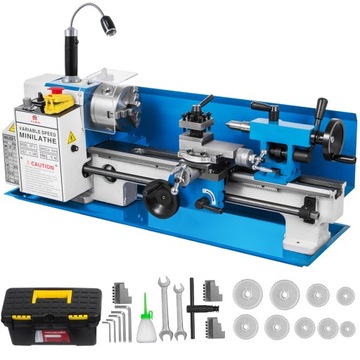 TOKARKA METALOWA precyzyjna frezarka do metalu 7x14 2500obr. + GRATIS