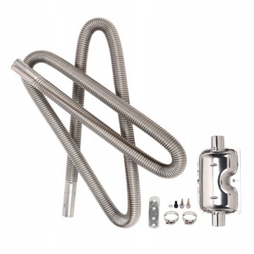 Выхлопная труба стояночного отопителя с глушителем