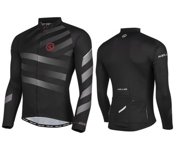 Bluza rowerowa KELLYS RIVAL LONG black grey M