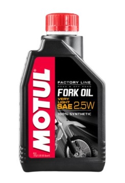 MOTUL FORK OIL FACTORY LINE ОЧЕНЬ ЛЕГКОЕ 2,5 Вт 1 л