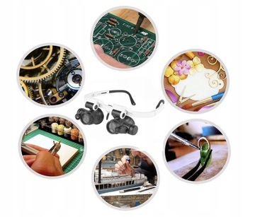 ЧАСОВЫЕ СЕРВИСНЫЕ ОЧКИ LED LUPAx23 x8