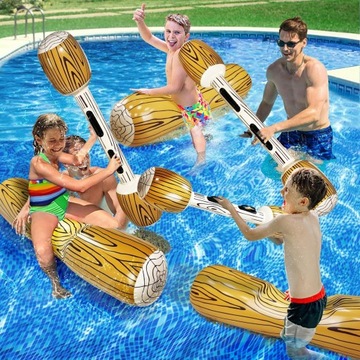 4 SZT. ZABAWKA DO GRY W BASENIE, NADMUCHIWANE ZABAWKI PŁYWAJĄCE W RZĘDZIE