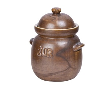 ceramiczny pojemnik kamionka na żur żurek 1,7 l kołda