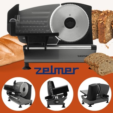 ХЛЕБОРЕЗКА ZELMER ZFS0919 150W НЕРЖАВЕЮЩАЯ СТАЛЬ