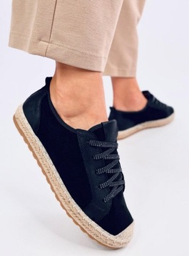 Trampki espadryle FELIX BLACK 38