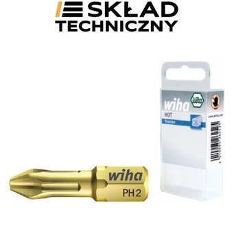 Zestaw bitów skrętnych forma C PH3x25mm 10szt Wiha