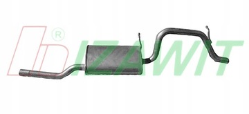 ! IZAWIT ! TŁUMIK KOŃCOWY OPEL AGILA 1.2 2000-2007