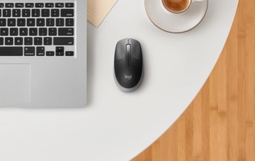 Беспроводная мышь LOGITECH M190, светло-серая