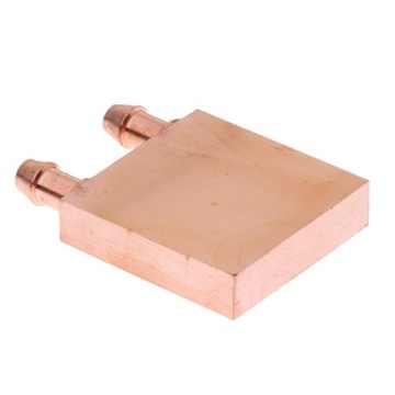 Wysokiej jakości miedziany blok chłodzący wodę radiator procesora 40x40mm T