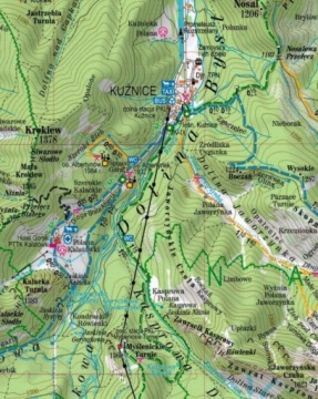 Комфорт! карта Татры масштаб 1:27 000 издание 2023 г.