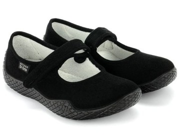 Baleriny buty damskie profilaktyczne zdrowotne czarne Dr Orto 197D002 38