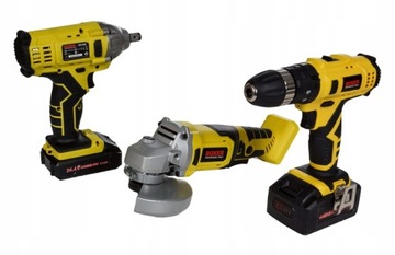 Набор аккумуляторных инструментов ОТВЕРТКА ШЛИФОВАЛЬНЫЙ КЛЮЧ SR-028