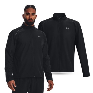 KURTKA WIOSENNA MĘSKA ARMOUR PRZECIWDESZCZOWA WIATRÓWKA SPORT 1376797-001