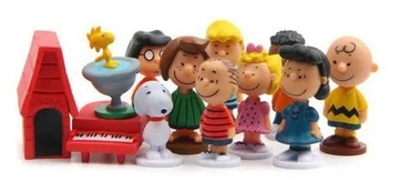 Zestaw Snoopy 12 sztuk Snoopy Figuras