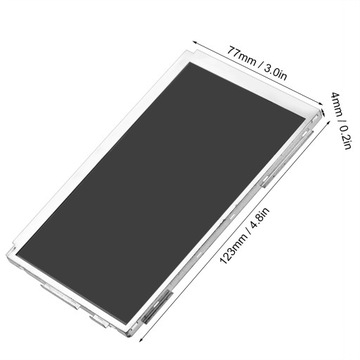 ВЕРХНИЙ ЖК-ЭКРАН ДЛЯ 3DS XL СЕРЕБРЯНЫЙ