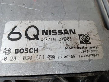 ПРИМЕЧАНИЕ ДЛЯ КОМПЬЮТЕРА E12 1.5 DCI 0281030661 237103VD0B