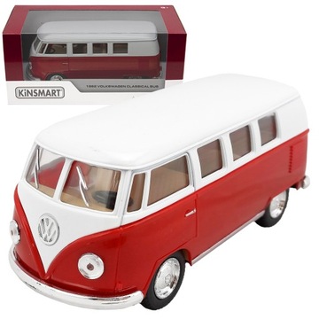 AUTO METALOWE VOLKSWAGEN CLASSICAL BUS OGÓREK METALOWY SAMOCHÓD MODEL 1 32