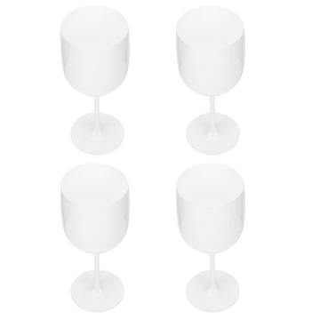 PLASTIKOWE SZKLANE KUBKI NA MUS 4 SZT